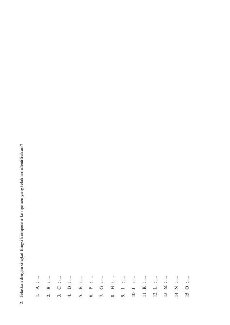 Soal Identifikasi Komponen Pte 1