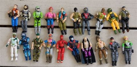 Lot of GI Joe figures mid 1980s