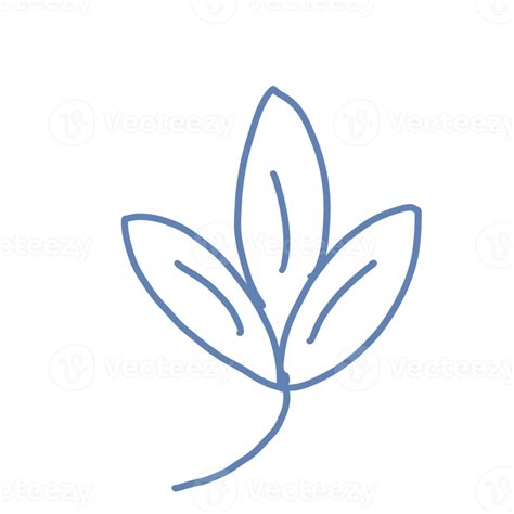 Mano Dibujar Hoja Agua Color Pintar Icono Aislado Elemento 22951278 Png