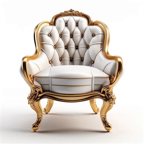 Premium AI Image King Royal Arm Chair Isolated