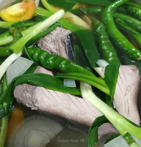 Tinolang Isda Recipe Yellowfin Tuna Yummy Food Ph