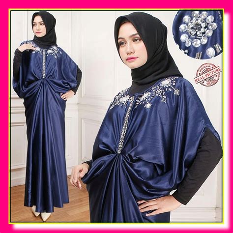 Jual Kaftan Cewek Elegan Casual Lebaran Termurah Kekinian Model Sekara