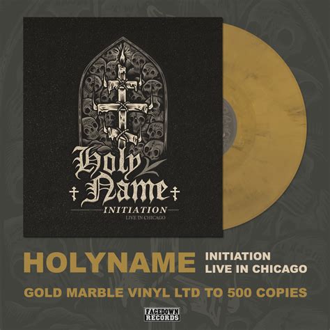 Holyname Initiation Facedown Records