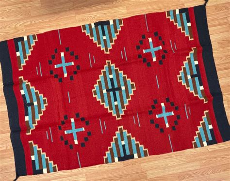 Southwestern Wool Rug 4x6 Handwoven 4x6434 Mission Del Rey Southwest