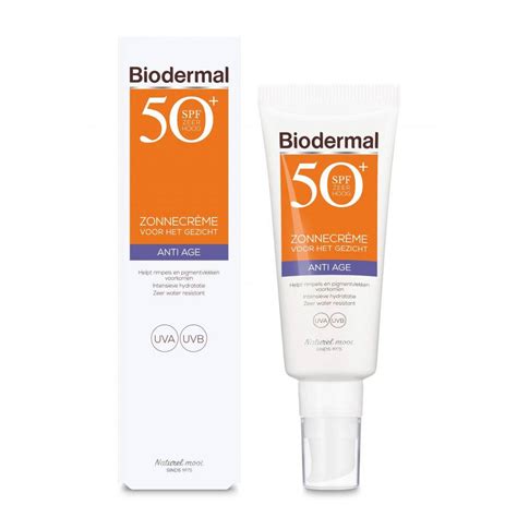 Biodermal Zonnecreme Gezicht Anti Age Spf Ml Onlinevoordeelshop