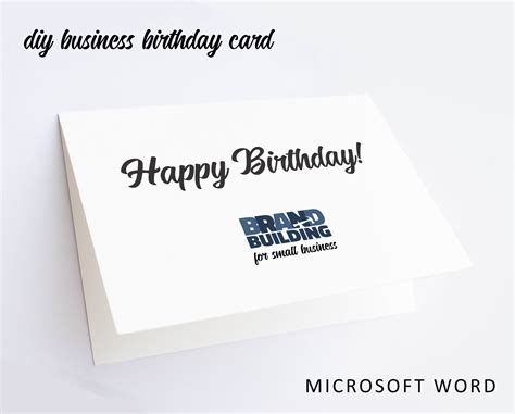 Birthday Card Templates Microsoft Word