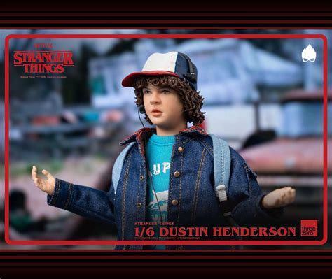 ThreeZero Stranger Things Action Figure 1 6 Scale Dustin Henderson