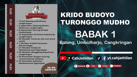 Babak Krido Budoyo Turonggo Mudho Kbtm Gondang Pusung Youtube