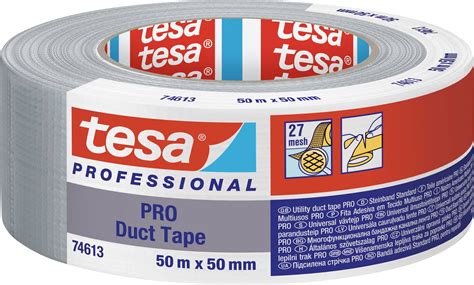 Tesa Duct Tape Pro Repair Tape Grey L X W M X Mm