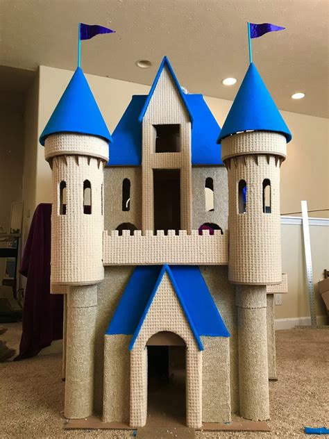 DIY Cat Castle Cardboard Play House plans & Patterns etsys Picks Badge Awarded Item - Etsy