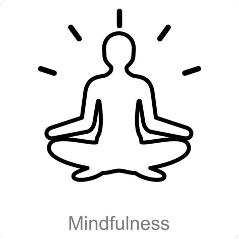 Mindfulness And Peace Icon Concept 41655158 Vector Art At Vecteezy