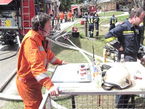 Wohnhausbrand In Gosau Freiwillige Feuerwehr Bad Goisern