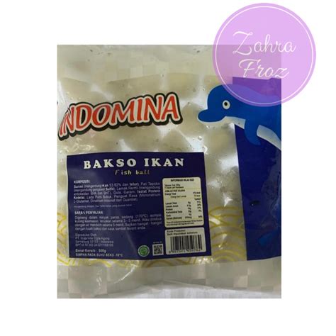 Jual Indomina Bakso Ikan Gr Shopee Indonesia