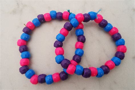 Bisexual Pride Kandi Bracelets Etsy