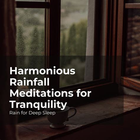 Harmonious Rainfall Meditations For Tranquility Album By Rain For