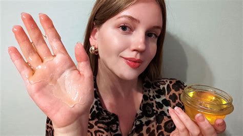 Asmr Honey Face Massage Unintelligible Whispers 2 Hours Youtube