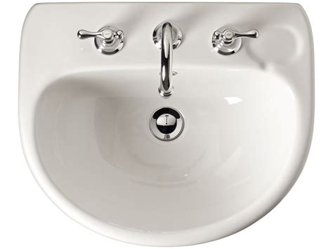 American Standard Studio Wall Basin With Fixing Kit 3 Taphole 500mm