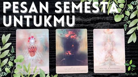 Pesan Semesta Untukmu Pilih Kartu Tarot Youtube