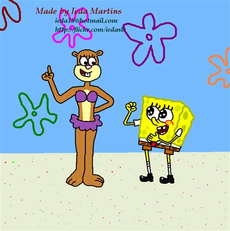 Spongebob And Sandy By Iedasb On Deviantart