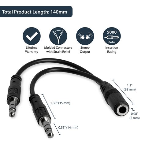 Startech Muyhsfmm Mm Position To X Position Mm Headset