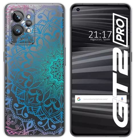 FUNDA SILICONA TRANSPARENTE para Realme GT 2 Pro 5G diseño Mandala