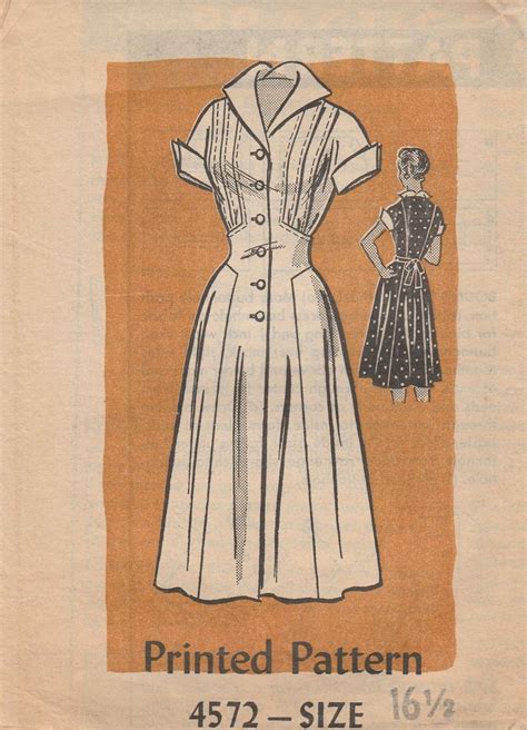 Vintage Dress Patterns Womens Sewing Patterns Vintage Dresses Marian