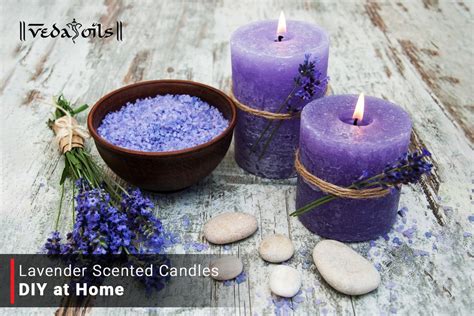 Lavender Scented Candles At Home Diy Recipe And Benefits Vedaoils