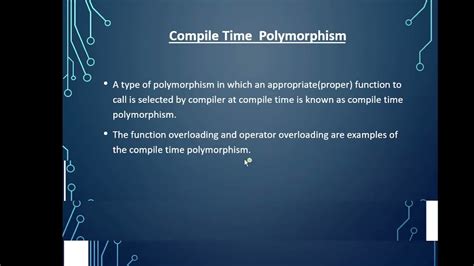 Polymorphism In C Compile Time Polymorphism Runtime Polymorphism