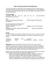 Week 9s Module Study Questions Spr 11 Docx Week 9 Spring Module