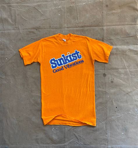 70s Good Vibrations Sunkist Orange Soda T Shirt