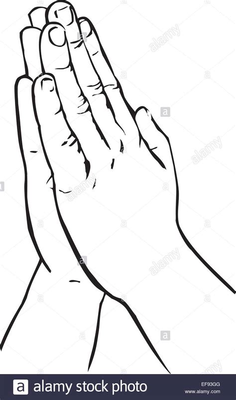 Praying Hands Black And White Stock Photos Images Alamy