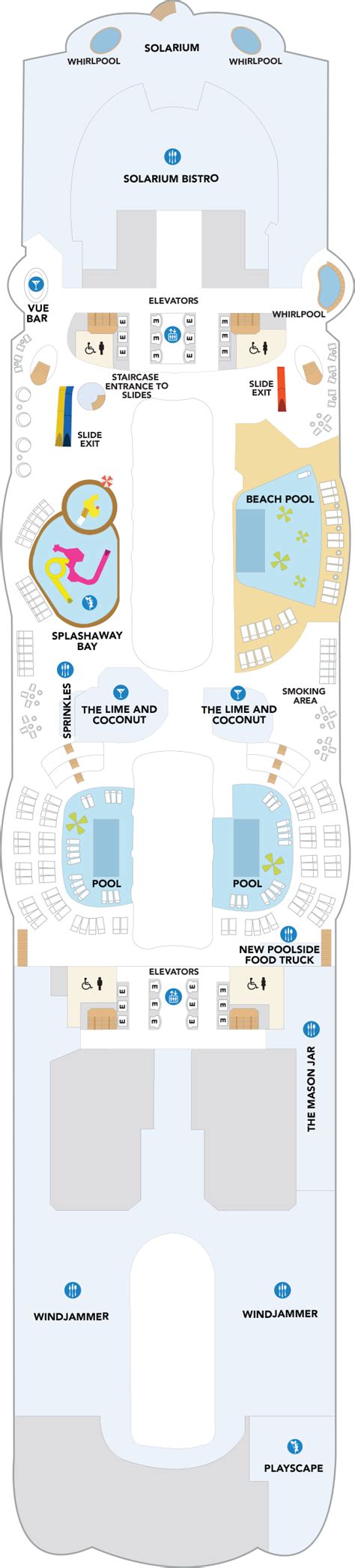 Utopia of the Seas – Deck Plans - Planet Cruise