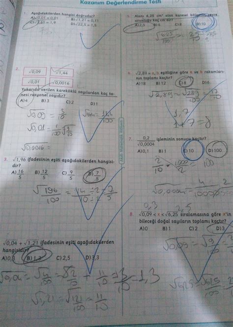 Hiper Matematik S N F Cevaplar G Zel Yazi Makale S Zler