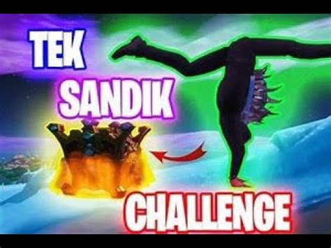 Tek Sandik Challenge T Rk E Fortnite Youtube