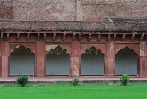 Inside View of Agra Fort in Agra, India Stock Image - Image of monument ...