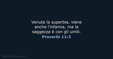 13 Novembre 2020 Versetto Della Bibbia Del Giorno NR06 Proverbi