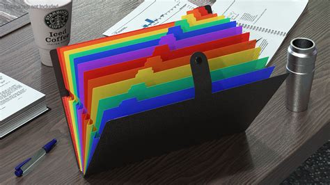 file folders open collection  model  ds fbx obj ma max