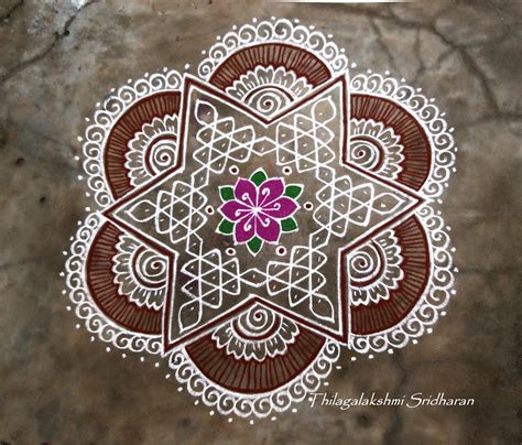 Rangoli And Art Works Margazhi Day Kolam Dots