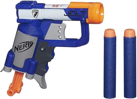 Amazon Nerf N Strike Jolt Blaster Blue Toys Games