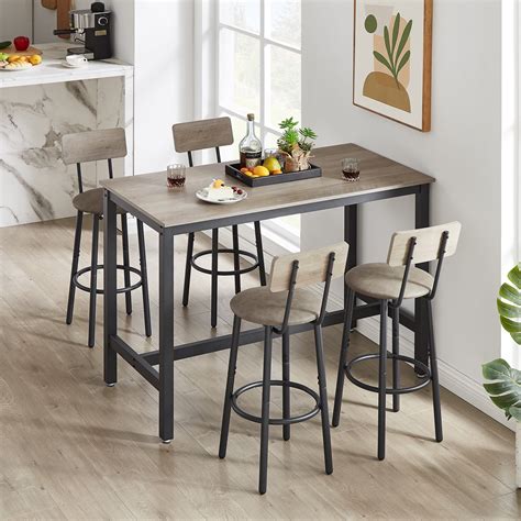 Piece Dining Set Modern Dining Table And Chairs Set For Kitchen