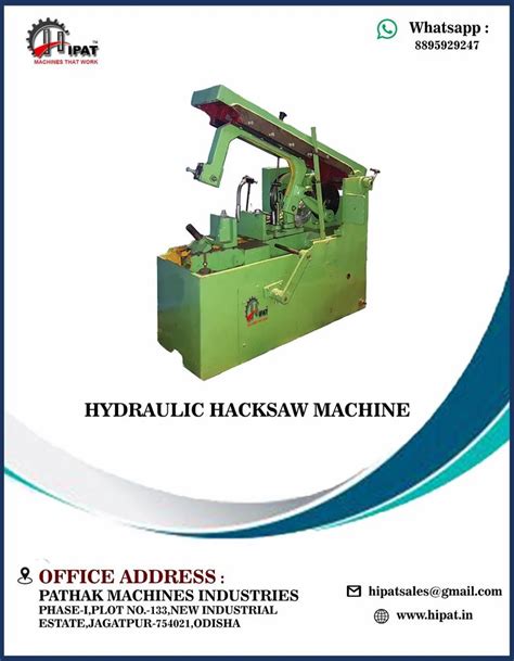 Hydraulic Hacksaw Machine Inch Capacity Warranty Year Hp At Rs