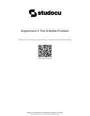 Analyzing Acid-Base Reactions: The N-Bottle Problem Experiment | Course ...