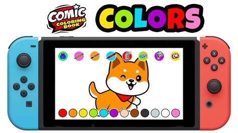 Comic Coloring Book Colors For Nintendo Switch Nintendo Official Site