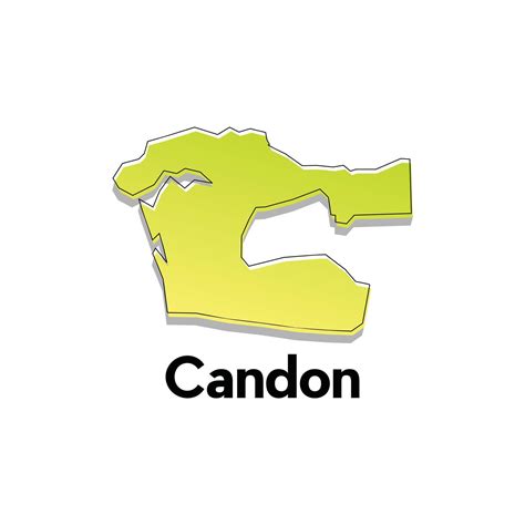 Candon Map City Administrative Division Of Philippines Country