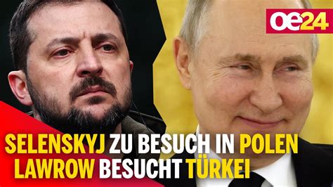 Ukraine Selenskyj Zu Besuch In Polen Lawrow Besucht T Rkei Youtube