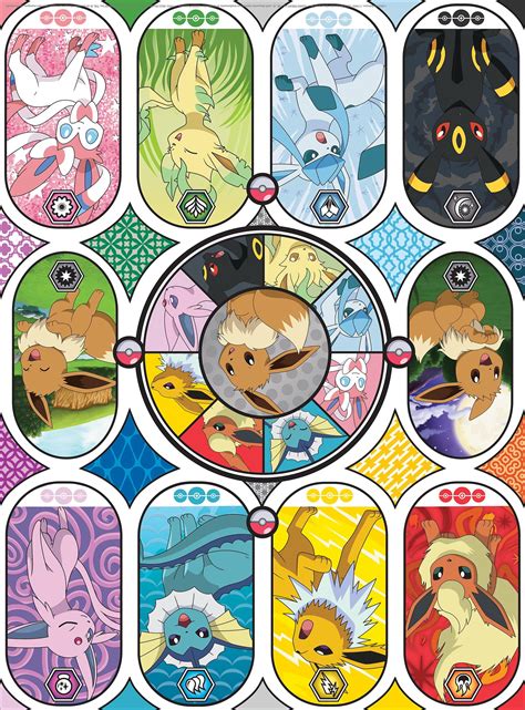 Buffalo Games Silver Select Pokémon Windows of Eevee 1000 Piece