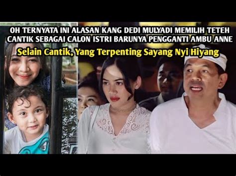 Oh Ternyata Ini Ya Kriteria Perempuan Calon Istri Kang Dedi Mulyadi