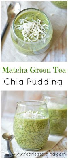 Matcha Green Tea Chia Pudding ~ This Dairy Free Matcha Green Tea Chia Pudding With Coconut Makes