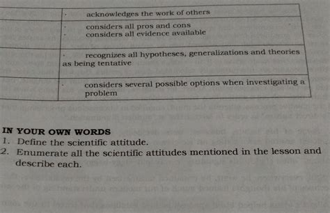 Critical Mindedness Honesty Respect For Evidence Open Mindedness