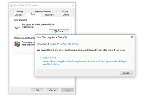 How To Scan A Hard Drive Using Error Checking Chkdsk